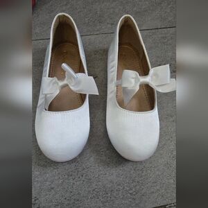 Satin Flats with Bow